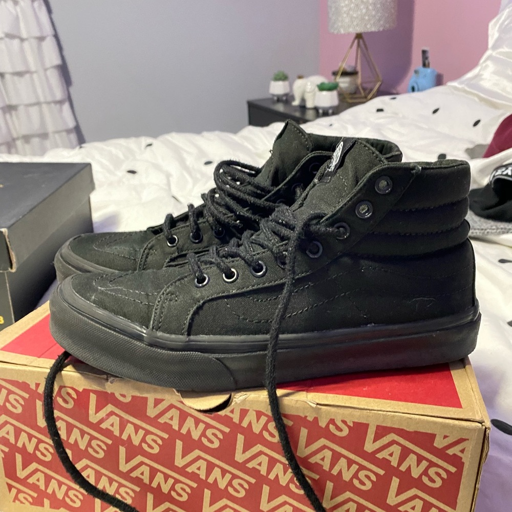Black high top vans
